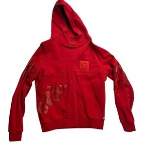 Cookies SF Red Hoodie Hooded Sweatshirt Pullover Logo Mens Size M Cotton‎